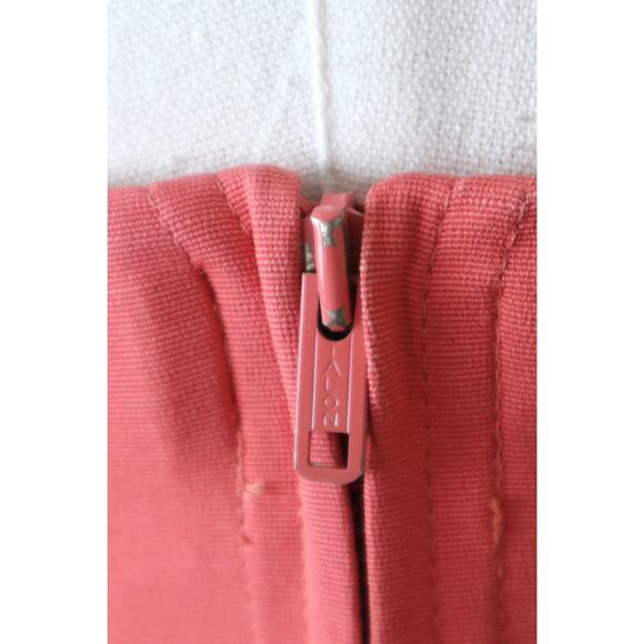 Vintage 1950s Size XS Sweetheart Draped Sheath One Piece Bathing Suit Coral Pink - Picture 8 of 10